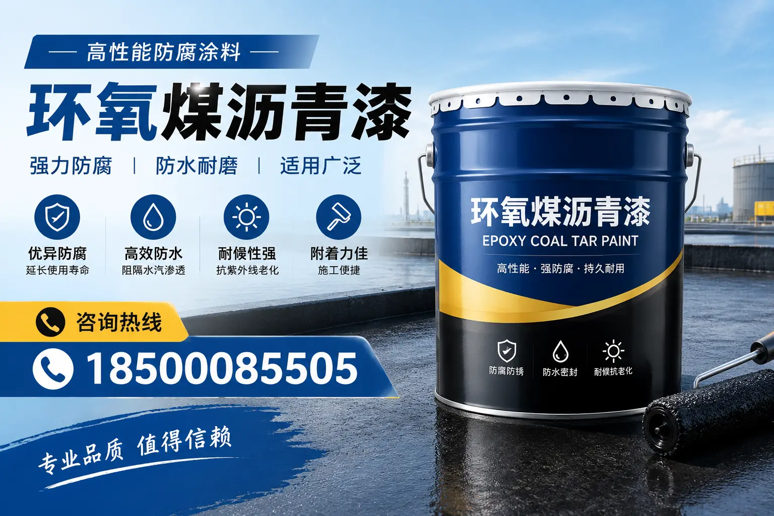 环氧煤沥青漆的主要成分与功能，向阳用户深度了解